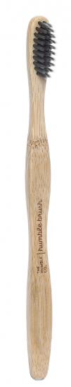 картинка Зубная щетка для взрослых HUMBLE BRUSH из бамбука, с углем мягкая щетина