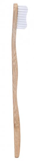 картинка Зубная щетка для взрослых HUMBLE BRUSH из бамбука, белая щетина средней жесткости