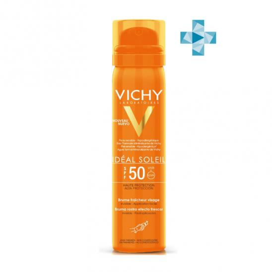 картинка Виши (Vichy) Идеал Солей Спрей-вуаль освежающий SPF50 75 мл Лореаль