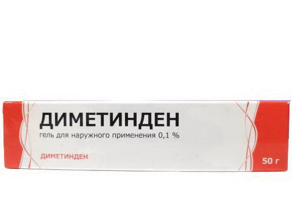 картинка Диметинден-Акрихин гель для наружного применения, 0,1 %, туб. 50 г №1