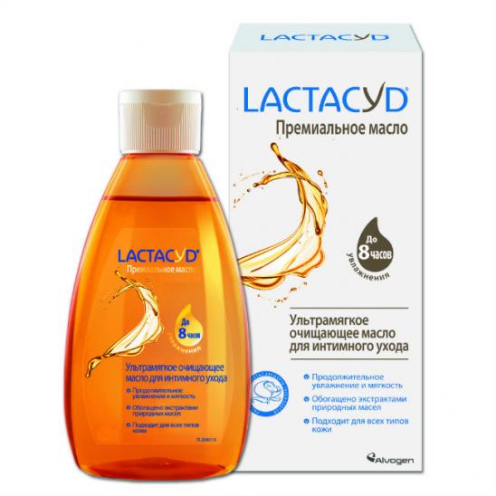 картинка Лактацид премиальное масло средство для интим гигиены увлажняющее 200 мл