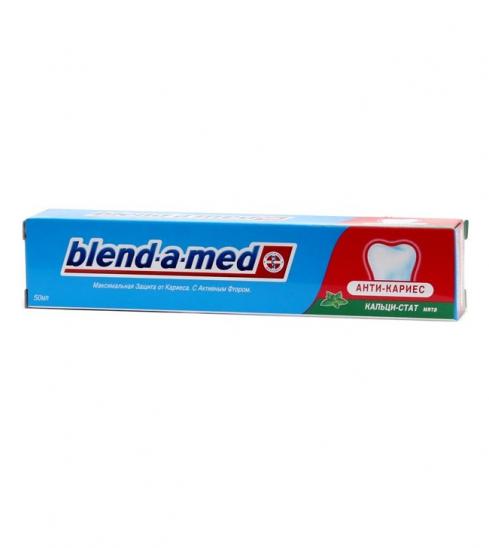 картинка Зубная паста Бленд-а-мед (Blend-a-Med) Антикариес свежесть 50мл Проктер энд Гэмб