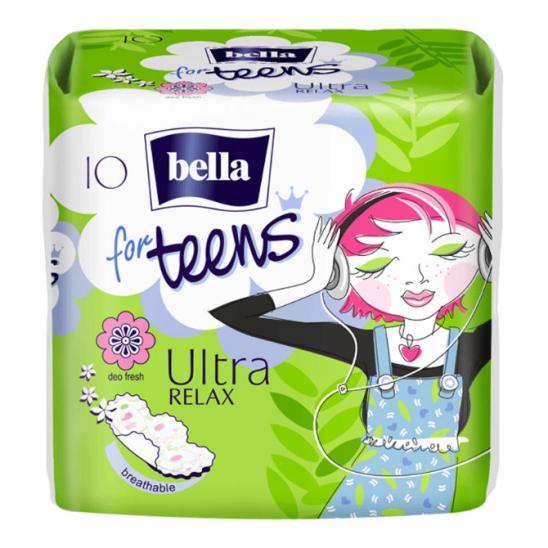 картинка BELLA ПРОКЛАДКИ FOR TEENS ULTRA RELAX N10