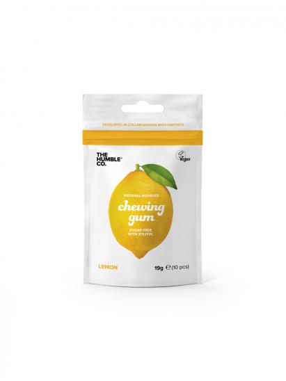 картинка Натуральная жевательная резинка HUMBLE CO NATURAL CHEWING GUM, лимон 19Г
