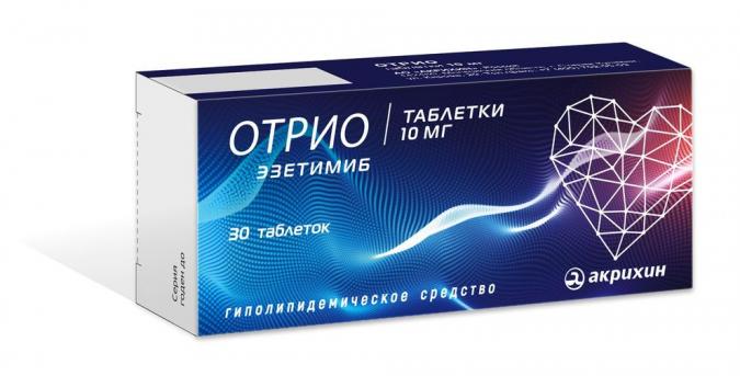 картинка Отрио таблетки 10 мг 30 шт. Акрихин