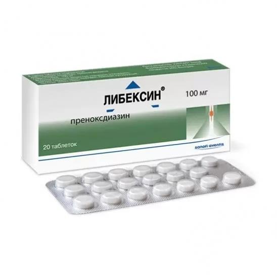 картинка Либексин® таблетки, 100 мг, бл. №20