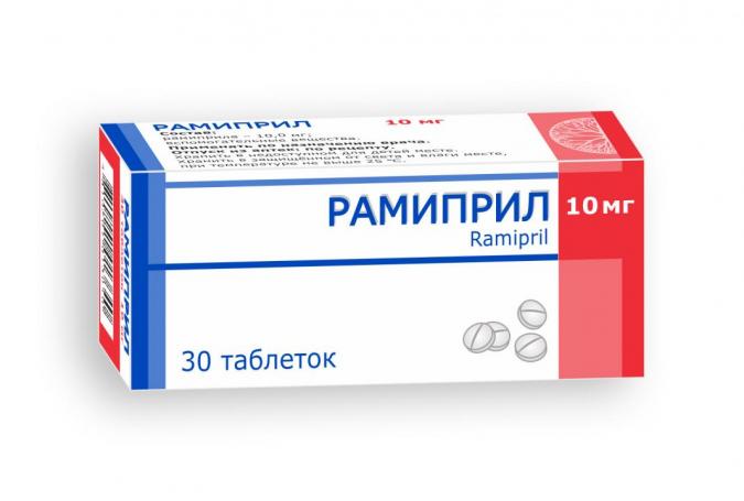 картинка Рамиприл таблетки, 10 мг, уп. контурн. яч. №30