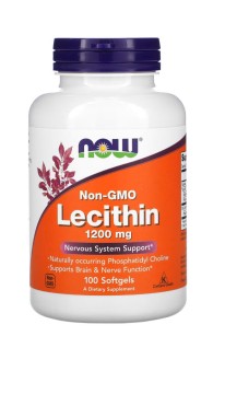 Now Foods, Лецитин, капсулы, 100 шт