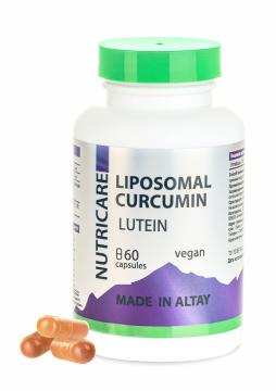 Простые решения, Комплекс для зрения Липосомальный куркумин с лютеином + 11 витаминов, капсулы (веган), 60 шт.