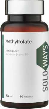 Soloways, Витамин В9 (метилфолат), таблетки, 60 шт.