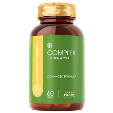 Green Leaf Formula, Кремний + Биотин и MSM, капсулы, 60 шт.