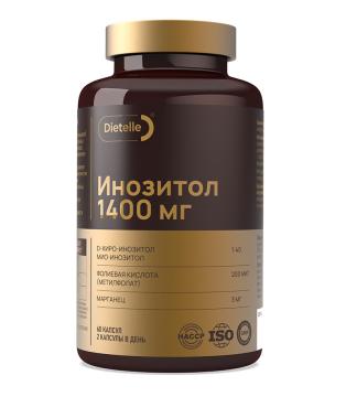 Dietelle, Инозитол (мио + d-хиро), капсулы, 60 шт.