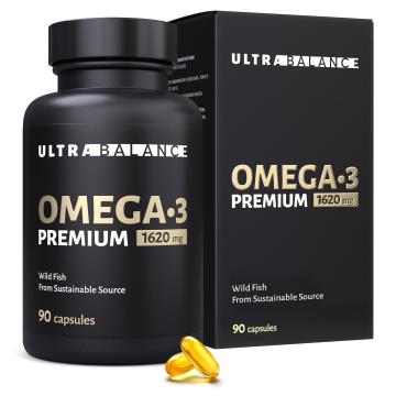 UltraBalance, Omega-3 Premium, капсулы, 90 шт.
