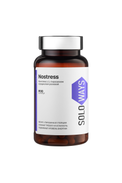 SOLOWAYS, Nostress (стимуляция умственной активности), капсулы, 90 шт.
