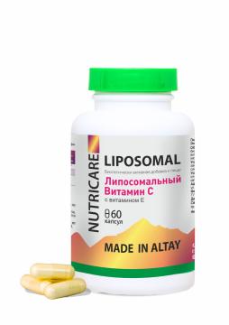 Простые решения, Липосомальный витамин C с витамином E, капсулы, 60 шт.