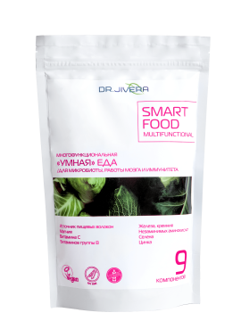 DOCTOR JIVERA, Многофункциональная «умная» еда (для микробиоты, работы мозга, щитовидной железы и иммунитета), порошок, 270 г