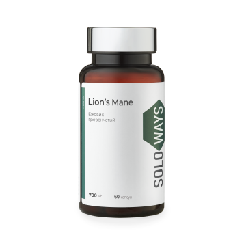 SOLOWAYS, Ежовик гребенчатый, капсулы, 60 шт.